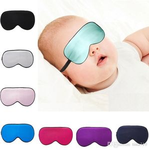 New Baby Silk Resto do sono Eye Mask Sombra acolchoado viagem Tampa Relaxe Sunbloc5097 Vendas de Olhos tampa do olho Máscara do sono Cuidados com os olhos beleza ferramentas Kids'