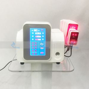 Profesyonel RF Lipo Lazer Makinesi Evde Kullanım Yağ diyot lazer Vücut Zayıflama 10 Balataları 650nm Zayıflama Yağ Yakma Beauty Spa Ekipmanları Kaldır