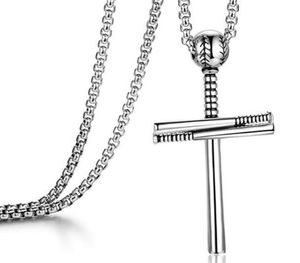 2020 hot selling alloy baseball cross necklaces for women men alloy Jesus necklace unisex christian jewelry accessories