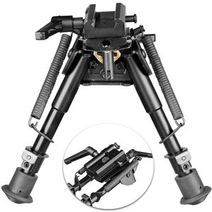 6-9 inç hızlı, 20mm ray montajı için 360 derece döner adaptör montajı ile döner bipod'u ayırın