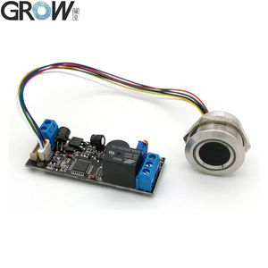 GROW K202+R503 DC12V Low Power Consumption Ring Indicator Light Capacitive Fingerprint Access Control Board