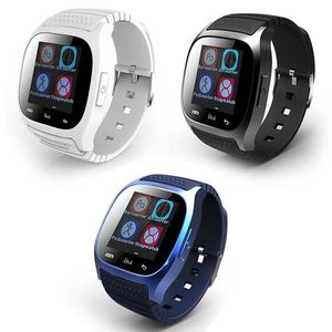M26 Smart Watch Водонепроницаемый Bluetooth LED Alitmeter Музыкальный Плеер Шагомер Смарт Браслет Для Android iPhone Умный телефон Лучше, чем DZ09 U8