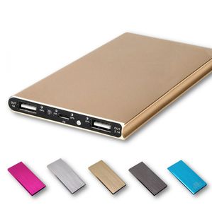 New-Ultra thin 12000mAH Power Bank Безопасность аккумуляторов Зарядное устройство USB Emergency для мобильных телефонов iphone6 ​​Samsung S6 Android зарядные устройства для телефонов