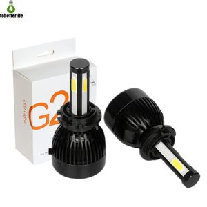 G20 Araba Farlar H1 H3 H4 H7 H8 H9 H10 H11 HB3 HB4 H13 Oto 80W 8000LM 6000K Far için 9004 Led Lamba