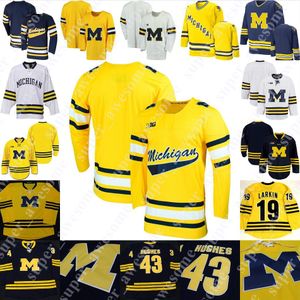 Michigan Wolverines Hokey Forması Adam Fantilli Mackie Samoskevich T.J. Hughes Luke Hughes Dylan Duke Rutger McGroarty Seamus Casey Jacob Truscott Erik Portillo