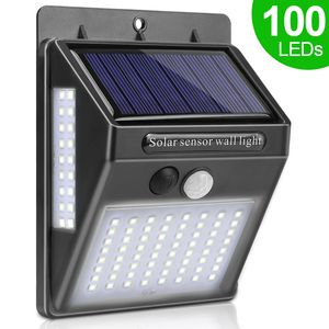 在庫あり LED ソーラーライト屋外ランプ PIR モーションセンサーウォールライト防水太陽光発電太陽光庭の装飾照明