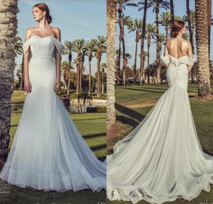 2019 Calla Blanche русалка свадебные платья кружева с плеча высокие низкой стране свадебные платья подвесного поезда бешеный пляж свадебное платье
