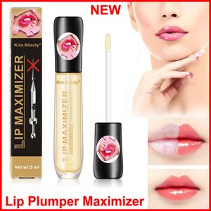 Sexy Lip Plumper Gloss Enhancer Lips Maximizer Plumper Care Serum Liquid lip Gloss Mask Увлажняющая маска для увеличения губ Plump Makeup kiss Beauty