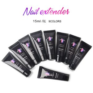 15 ml Tırnak Genişletici Jel Lehçe Vernik Nails Uzatma LED Heykel Sabit UV Gels Lake Manikür Aracı