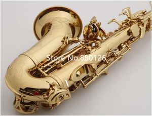 MARGEWATE изогнутый сопрано саксофон S-991 B Flat золотой лак популярные инструменты музыка с футляром Бесплатная доставка