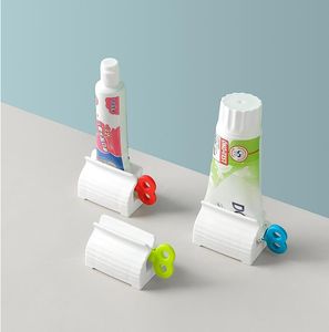 Держатель зубной пасты Rolling Tube Dispenser Easy Ручка Прочные уборщики Крем Squeezer Пена Очиститель Уборщики Зубцы Держатели Держатели Sweezers Диспенсеры