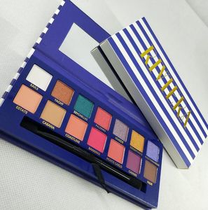 2021 Hot Brand Makeup Eye Shadow Palette Limited Mattle Mattle Matee с кисточкой для теней для теней 14 цветов / шт. Глаза