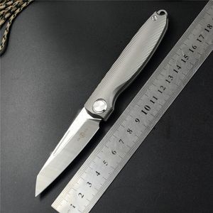 M390 Blade Knives TS90 Twosun pocket folding Knives Titanium or Carbon fiber Handle No lock Slip Joint Outdoor Camping Survival Knives