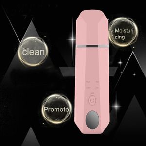 Ultrasonik iyon spatula, siyah noktaları temizlemek için ve ölü cilt teşhis sistemi yüz yıkama ev taşınabilir güzellik aleti