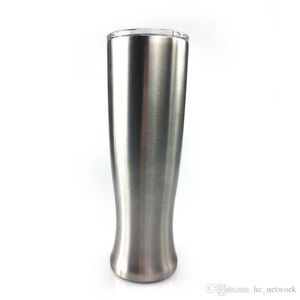 30oz двухслойный вазу Tumbler нержавеющей стали Пивные Кружки Pilsners Curve чашки воды с крышками на складе