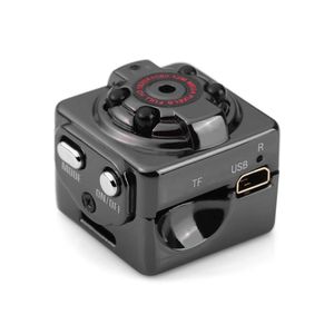 SQ8 Mini Araba Video Kaydedici Full HD Spor DV Kamera 1080 P Gece Görüş Araba DVR Döngü-Döngüsü Kayıt Hareket Algılama - Siyah