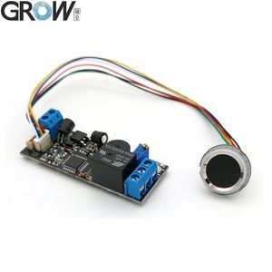 GROW K202+R502-A DC12V Low Power Consumption Fingerprint Access Control Board+R502-A Small Ring LED Fingerprint Module