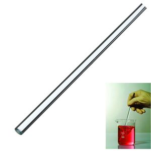 Laboratuvar malzemeleri Toptan Yeni 20 ADET Şeffaf Cam Karıştırma Çubuk Karıştırıcı Mikser Cam Burette Bar Okul Laboratuvar Kullanım Ekipmanları 150mm x 5mm