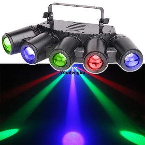 new five finger led moving beam dj stage light 5X40W RGBW 4in1 LED beam moving head bar light