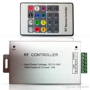 DC12V-24V 12A беспроводной RF led пульт дистанционного управления 20 ключ rgb led контроллер для SMD 5050 3528 светодиодные полосы света модули