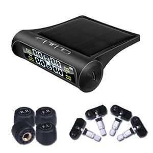 Diagnosewerkzeuge Smart Car TPMS Reifendruckkontrollsystem Solarenergie Digitales LCD-Display Auto-Sicherheitsalarmsysteme Reifendrücke