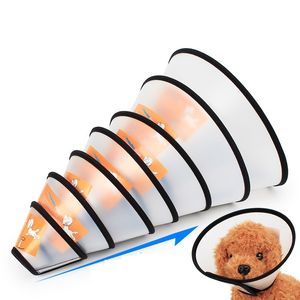 Protective Soft Pet Cone Collar for Dogs and Cats - Adjustable Comfy Recovery E-Collar for Anti-Bite, Lick and Wound Healing