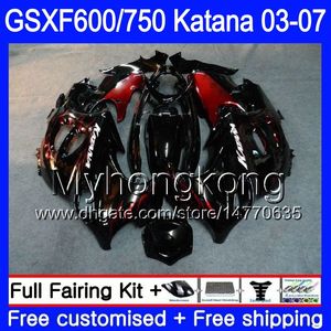 SUZUKI Için GSX600F GSXF 600 750 GSXF600 2003 2004 2005 2006 2007 293HM.18 GSXF-750 Kırmızı alev ışık