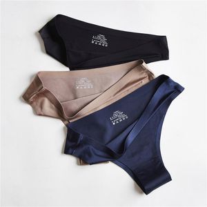 Sexy Seamless Ice Silk Panties: Comfy Sports Thongs for Women in 2024