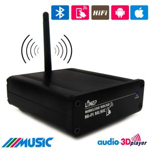 Freeshipping NewWireless Bluetooth Dijital Amplifikatör Fiber Optik Koaksiyel HiFi Ses Stereo Müzik MP3 Ses Ev Alıcı ABD Plug