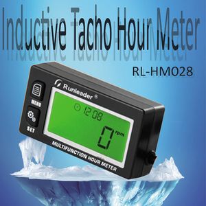 Freeshipping Multifunction impermeável hour meter tacômetro voltímetro para gasolina motor a gasolina motocross frete grátis