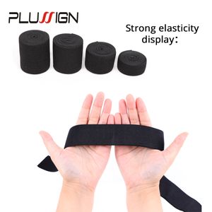 5Meters Width 1.5-4cm Black Elastic Band For Wigs Spandex Belt Trim Sewing Ribbon Clothes Flex Sewing Material Elastic Wig Bands