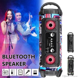 İyi CH-M18 20W OUTOS Hoparlör Taşınabilir Kablosuz Bluetooth Subwoofer Sport 3D Stereo Caixa De SOM Hoparlör TF Kart Büyük Bas Loundspeaker