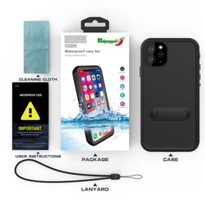 Redpepper DOT Serisi APPLE iPhone 11 için Su Geçirmez Kılıf / PRO / MAX / iPhone11 / 11PRO / 11MAX / 2019 Bilek Kayışı Sarkık Ekran Koruyucu Kapak