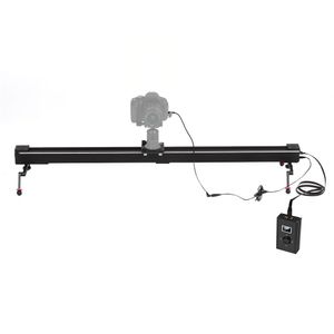 Freeshipping Parça Dolly DSLR Rail 1 M 3.3ft Elektrikli Kontrol Zaman Atlamalı DSLR Kaydırıcı Canon 7D 7DII 6D 50D vb için Motorlu Sabitleyici