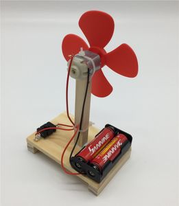 2020 Primary students homemade simple electric fan scientific experiment diy hand-made material pack technology small production fan