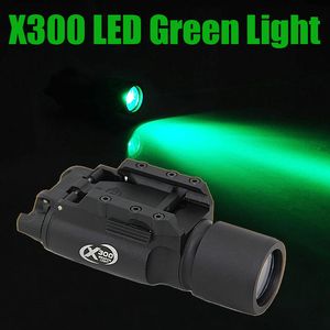 Tactical ЧПУ Создание SF X300 LED Green Light Hunting Rifle свет алюминиевого сплава Строительство