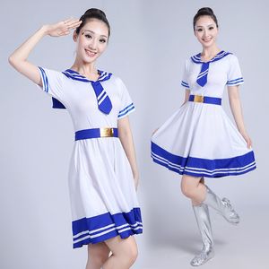 JK School sailor uniform fashion Japanese blue class navy clothes summer Dress Anime Cosplay girls costume