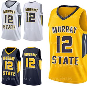 NCAA Murray State Racers Blue College Basketball-Trikots Stickerei genähtes Trikot Kostenloser Versand zxlicyvzxcv