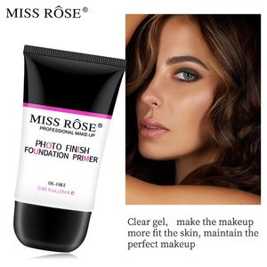 Yüz Astarı Fotoğraf Finish Fondöten Astarları Yumuşak Tüp Paketi Nemlendirici Görünmez Gözenek İzolasyon Losyonu Miss Rose Makeup