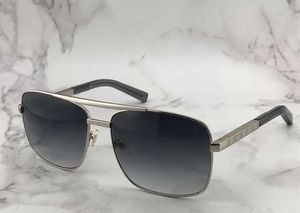 Homens Silver Square Sunglasses externas óculos vintage atitude quadrada do quadro do ouro UV400 Proteção Óculos Nova com caixa