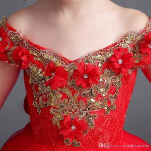 Elbise çiçek kız elbise ucuz kayışlar ile kare boyun tül el yapımı çiçekler ilk cemaat parti elbise çocuklar için kızlar 269b