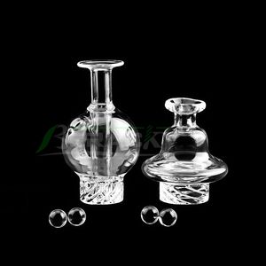 Beracky Glass Bubble Bubble Swinning Cap Cap с 6 -мм кварцевая Dab Terp Pearls Caps для скошенного края Quartz Banger Nails Стеклянные бонги