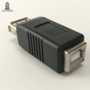 300 adet / grup Sıcak Satış Taşınabilir USB 2.0 Tipi Bir Erkek USB Tipi B Kadın Fiş Genişletmek Yazıcı Adaptörü Dönüştürücü