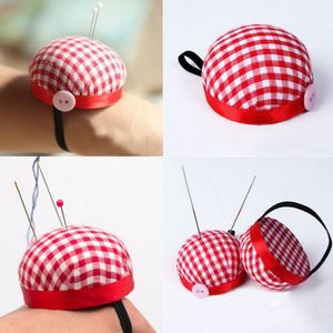 Pincushion em forma de bola Diy Craft Needle Pin Pin portador de almofada Kit de costura Ferramentas