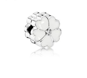 Подходит Pandora Браслеты 10шт Silver Daisy Spacer Anti-Drop-клип Пряжка шарик шарма стопором шарики для оптового Diy европейского Sterling ожерелье