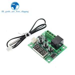 Freeshipping 10 ADET W 1209WK W1209 DC 12 V LED Dijital Termostat Sıcaklık Kontrol Termometre Termo Denetleyici Anahtarı Modülü + NTC Sensörü