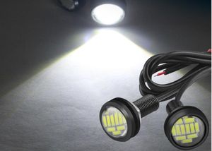 10 adet LED Gündüz Çalışan Işıklar 23mm 4014SMD 12 V Kartal Göz LED Park Sürüş Kuyruk Işık Yedekleme DRL Araba Aydınlatma Alı Lamba Beyaz Renk