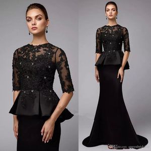 Черные элегантные винтажные платья русалки с шрифтом из бисера для бисер