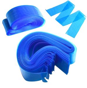 100Pcs/set Blue Tattoo Clip Plastic Cord Sleeves Bags Supply Disposable Covers Bags for Tattoo Machine Tattoo Accessory