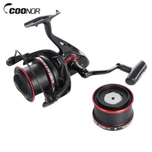 COONOR 11 + 2 Ball Bearings Metal Spool Spinning Fishing Reel 4.6:1 with YF8000 + YF9000 Outdoor Fishing Accessories